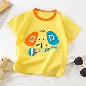 Camiseta de algodón de verano para niños con estampados de faro, ballena y castillo en varios colores, camisetas para niños y niñas, ropa para niños y niñas - Product Image 4