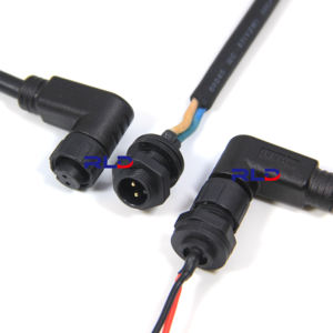 Su geçirmez fiş 2/3/4/5/6/7/8 pin IP67 IP68 kablo mühürlü düz veya sağ açı M8 M12 bağlayıcı - Product Image 1