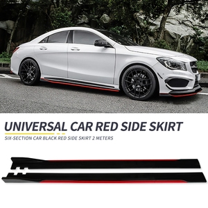 2m <b>Car</b> Three-stage Side Skirt Extension Rocker Plate Lip Separation Modification Surround Collision Avoidance - Product Image 4