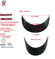 Visière en plastique noir de haute qualité fabriquée en usine, personnalisable, pour casquettes de baseball et de camionneur, faible MOQ
