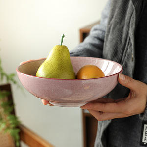 ชามเซรามิก 7.5 นิ้ว ลายวาบิซาบิ ชามพอร์ซเลนสำหรับสลัด ก๋วยเตี๋ยว ผัก ภาชนะบนโต๊ะอาหาร - Product Image 2