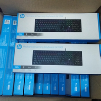 Ensemble clavier et souris de jeu GK100F pour ordinateur de bureau et portable, filaire, LED, étanche, USB, pour le bureau et le jeu, avec rétroéclairage