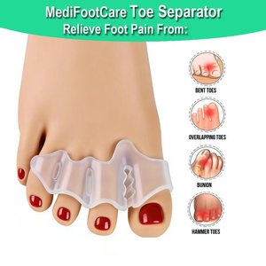 Separadores para una Alineación Correcta de los Dedos, Correctores de <span class=keywords><strong>Juanetes</strong></span> y Dedos en Martillo, Plantillas para Sandalias Flip-Flop, Separadores de Dedos para Hombres y Mujeres - Product Image 6