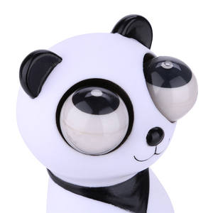 Poupée aux yeux qui sortent, modèle amusant de panda ours Woif, jouet anti-stress à presser, jouet de décompression, jouet de blague, décoration, cadeau - Product Image 4