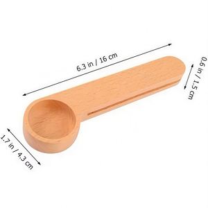 Custom Name <b>Engraved</b> Wood Coffee Scoop, Personalized Kitchen Measuring <b>Tool</b> for Coffee Beans, Wooden Spoon Tablespoon - Product Image 6