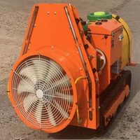 Petit pulvérisateur multifonction Flexible 130l pour vergers télécommandé, Robot agricole sur chenilles de jardin