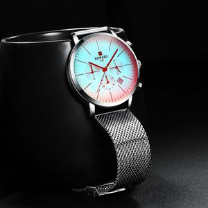 REWARD 82004 Nuovo Design Orologio da Polso VIP al Quarzo Blu per <span class=keywords><strong>Uomo</strong></span>, Cronografo <span class=keywords><strong>24</strong></span> <span class=keywords><strong>Ore</strong></span> con Cambio Colore, Orologio da Polso Business - Product Image 4