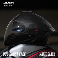 Casque de moto intégral KUOPIN AXK WM905 ABS à double visière pour adultes, toutes saisons