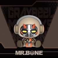 Oferta Especial Mr.Bone Babybone Figura de PVC en Posición Sentada, Caja Sorpresa, Mini Figura Decorativa de Escritorio, Juguete de Regalo Sorpresa