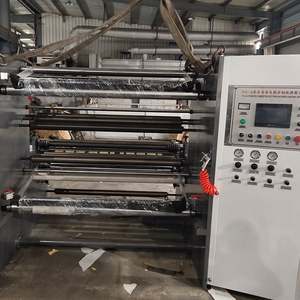 Machine de découpe automatique de tissu non tissé BOPP, machine de rembobinage de rouleaux à commande informatique avec composant moteur central - Product Image 3