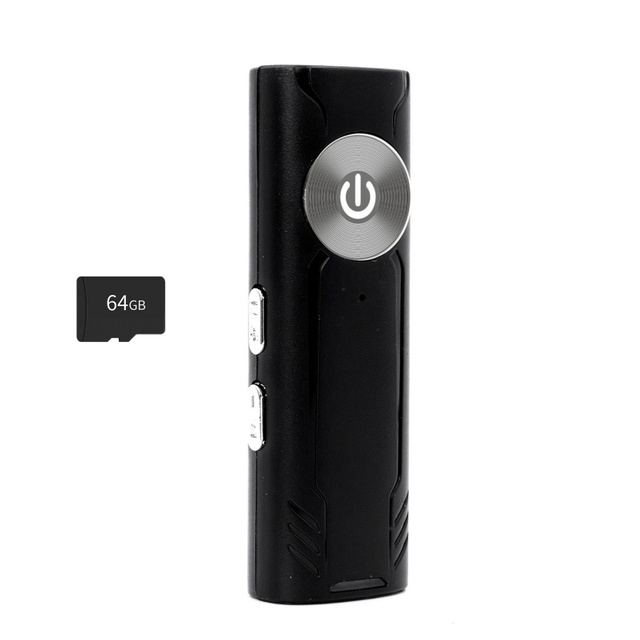 Portable 64G Large Capacity HD Voice Control MP3 Player Recorder Intelligent Noise Reduction Recording Pen Meeting Call WAV USB