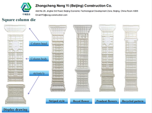 2025 Giao hàng nhanh chóng sẵn sàng chứng khoán bê tông khuôn đúc Roman cột trụ cột nhà xi măng cực nhựa trang trí bài đúc sẵn hình thức - Product Image 5