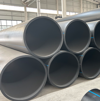 Tuyaux d'eau en plastique, tube HDPE PN10, PN16 DN630 DN710 25 pouces 28 pouces, alimentation en eau, tuyau en polyéthylène haute densité