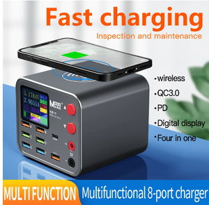 Многофункциональное 8-портовое зарядное устройство для мобильного телефона - Product Image 4