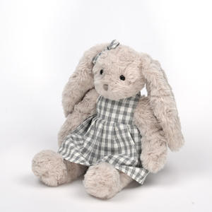 Großhandel Ostern Plaid Kleid Kaninchen Kuscheltier Spielzeug Mädchen Geburtstags geschenk Plüsch tier - Product Image 3