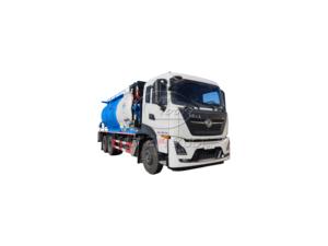 Camion d'aspiration à vide Dongfeng 6x4 à 10 pneus, réservoir de 18-22 mètres cubes, pour dragage et aspiration de rivières municipales, exportation usine - Product Image 1