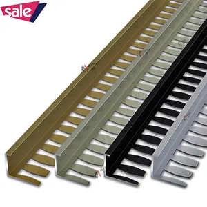 FoShan aluminum manufacturers wholesale tile trim flexible flexible metal trim color can be customized