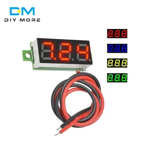 0.28 Inç 2.5 V-30 V Mini Dijital Voltmetre voltmetre Metre LED ekran Dijital Voltmetre Kırmızı LED Ekran 2 Teller sıcak Satış