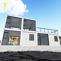 Maison préfabriquée en conteneur à construction rapide, logement mobile, conteneurs modulaires pré-assemblés, maison préfabriquée en conteneur