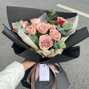 High-grade Puff Three-dimensional <strong>Embossed</strong> Flower Wrapping <strong>Paper</strong> Waterproof Flower Shop Bouquet Art <strong>Paper</strong> - Product Image 5