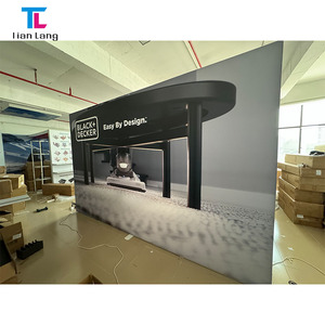 โปรไฟล์ PVC ที่ทนทานคุณภาพสูงผ้าเรืองแสงพิมพ์ 10ft LED ฉากหลังงานแสดงสินค้าบูธนิทรรศการ SEG Lightbox - Product Image 2
