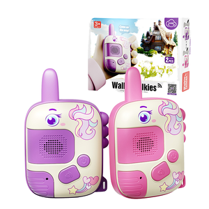 Juego de 2 <span class=keywords><strong>Walkie</strong></span> Talkies para niños de largo alcance <span class=keywords><strong>300m</strong></span> UHF bidireccional para Radio con linterna para jugar al aire libre juguete para niños - Product Image 1