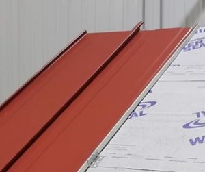 Lembaran Atap Logam Sistem Standing Seam Warna Stainless Steel Plat Ppcg Atap Logam Seng Dekoratif Lembaran Baja Berlapis Warna - Product Image 4