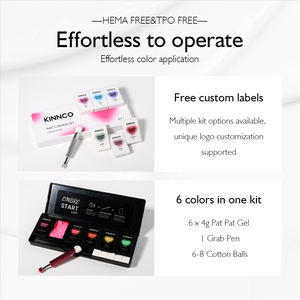 Nouvelle Arrivée 2026 Kinnco – Gel à Ongles HEMA&TPO FREE OEM ODM <span class=keywords><strong>Pat</strong></span> <span class=keywords><strong>Pat</strong></span>, 18 Couleurs, Kit de Peinture Gel pour Nail Art, Couleurs Longue Durée pour Estampage - Product Image 4