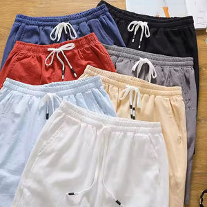 Confort au quotidien Élégant Extensible Écologique Doux Jersey Lounge Shorts Poches Latérales Taille Élastique Relaxation Solide Motif - Product Image 5