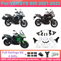 Kit de carénage complet moulé par injection pour moto, compatible avec Versys 650 Kle650 2021 2022 2023, carénages en plastique Versys 650 2021-