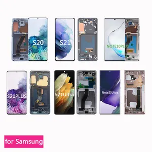 Phone LCD Screen for Samsung Galaxy S21 S22 S20 FE S10 S9 S8 Plus Screen Replacement for Samsung Note 20 10 9 8 LCD Display