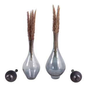 Set di Vasi Decorativi in Vetro, Vaso Alto per Fiori, Elemento d'Arredo Moderno per Soggiorno e Camera da Letto - Product Image 2