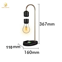 Lámpara de bombilla LED flotante de levitación magnética para decoración del hogar moderna con cargador inalámbrico