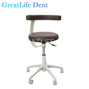 Greatlife Dent 360 °   Taburete Giratorio para Dentista con Reposabrazos, Silla de Clínica Dental con Altura Ajustable - Product Image 1