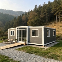 Maison modulaire moderne extensible en conteneur pour une vie de villa