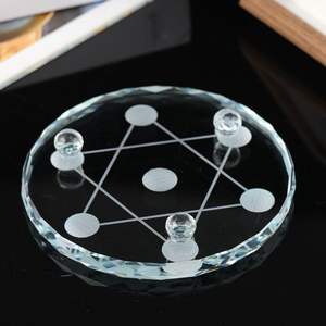 Base Redonda para <span class=keywords><strong>Esfera</strong></span> <span class=keywords><strong>de</strong></span> <span class=keywords><strong>Cristal</strong></span>, Soporte para Columna <span class=keywords><strong>de</strong></span> <span class=keywords><strong>Cristal</strong></span>, Decoración para el Hogar - Product Image 5