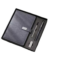 Ensemble de carnet de notes pour ordinateur portable en cuir PU A5 personnalisé, reliure cousue, papier recyclé, style couverture rigide, cadeau