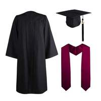 Robe de graduation personnalisée multicolores pour les étudiants en doctorat