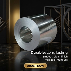 Bobina de Acero <span class=keywords><strong>Galvanizado</strong></span> y Galvalume, Bobina Metálica Antioxidante para Procesamiento de Láminas para Techos - Product Image 1
