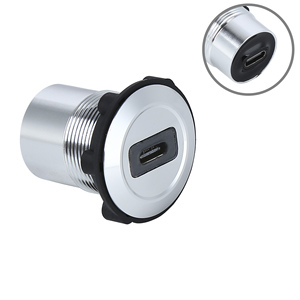 <strong>USB</strong> <strong>C</strong> Panel Mount <strong>Connector</strong> Coupler Adapter IP65 Waterproof <strong>USB</strong> <strong>Type</strong> <strong>C</strong> <strong>Connector</strong> Female - Product Image 3