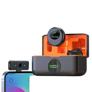 Micrófono Lavalier Inalámbrico Dinámico 2 en 1 SX30 con Cancelación de Ruido Tipo C para Entrevistas en Sitio y Grabación de Vlogs - Product Image 2