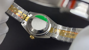 Recomiendo sinceramente: Platino y acero inoxidable combinados a la perfección. Calidad Superior. Artículo de Súper Lujo. Reloj Mecánico - Product Image 6