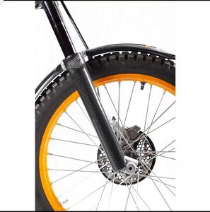 Protecteur de fourche de vélo de montagne en fibre de carbone 3K SHENYU, amortisseur, protection du tube supérieur de la fourche, résistant aux rayures - Product Image 5