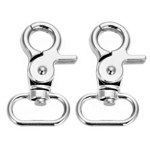 Nhà Máy Giá Rẻ Đa Kích Thước Kim Loại Key Chain Tôm Hùm Claw Clasp Xoay Dây Buộc Snap Móc - Product Image 4