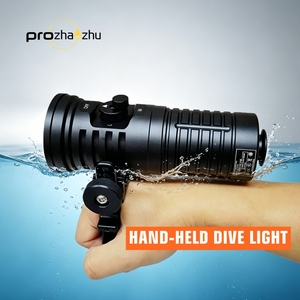 Lampe de plongée portable rechargeable PROZHAOZHU D40M SBT90 6000 Lumens en alliage d'aluminium, étanche IP68, 150M sous l'eau, pour la plongée en grotte et en nacelle - Product Image 2