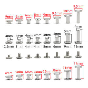 Clous en cuivre en forme de I, vis à bande, clous de verrouillage à tête plate électro-plaqués, sacs, cuir, registres, accessoires de quincaillerie métriques - Product Image 3