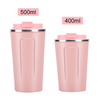 Nouveau gobelet à double paroi de logo personnalisé de concepteur tasse à café en acier inoxydable réutilisable sous vide tasse avec couvercle
