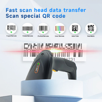 Escáner de Código de Barras Inalámbrico JR-710WB con Bluetooth, USB, 1D/2D, para Logística y Almacén, Lector de Códigos QR, CC, DCW, CMOS