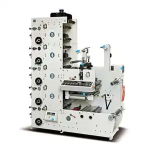 RY520-2B Label Flexo Printing And Cutting Machine Offset Flexographic Printing Machine