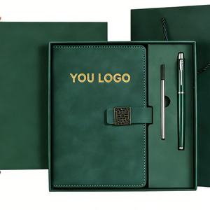 Impresión personalizada Lino Tapa dura Diarios de cinco minutos Páginas de papel compensado Gratitud Cuaderno Planificador - Product Image 1